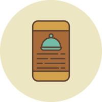 Food App Creative Icon Design vector
