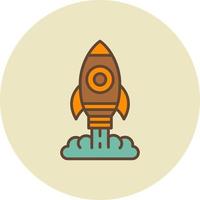 Rocket Creative Icon Design vector