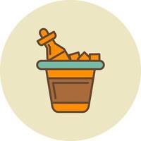 Beer Tub Creative Icon Design vector