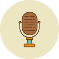 Microphone Creative Icon Design vector