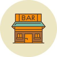 Bar Creative Icon Design vector