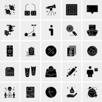 25 Universal Business Icons Vector Creative Icon Illustration to use in web and Mobile Related project