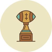 diseño de icono creativo de trofeo vector