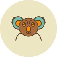 diseño de icono creativo de koala vector