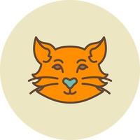 diseño de icono creativo de gato vector