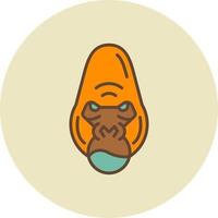 Gorilla Creative Icon Design vector