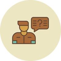 Question Creative Icon Design vector