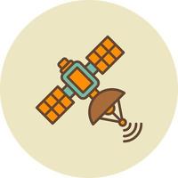 Satellite Creative Icon Design vector