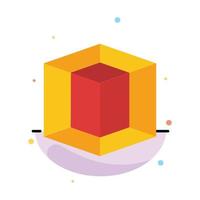 Design Graphic Tool Abstract Flat Color Icon Template vector