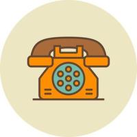 Telephone Creative Icon Design vector