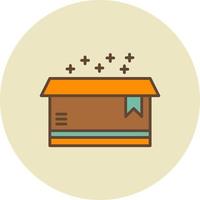 diseño de icono creativo de caja vector