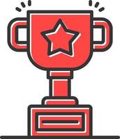 Trophy Creative Icon Design vector