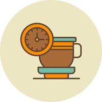 diseño de icono creativo de la hora del té vector