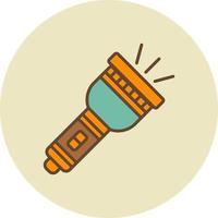 Flashlight Creative Icon Design vector