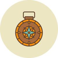 Compass Creative Icon Design vector