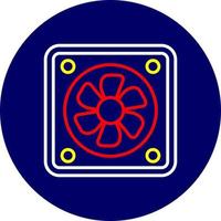 Fan Creative Icon Design vector