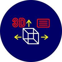 3D Design Creative Icon Design vector