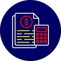 Accounting Creative Icon Design vector