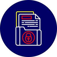 Confidential Creative Icon Design vector