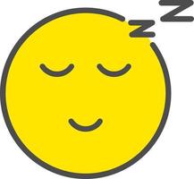 Sleepy Vector  Icon