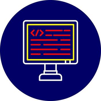 Code Creative Icon Design vector