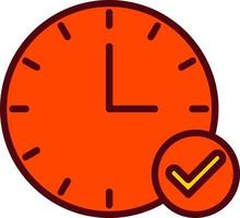 On Time Vector  Icon