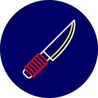 diseño de icono creativo de cuchillo vector