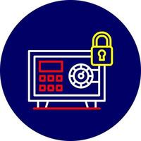 Safe Box Creative Icon Design vector