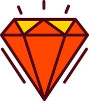 Diamond Vector  Icon