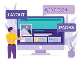 Web design development programming vector