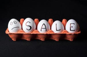 chicken eggs on isolated background photo