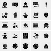 25 Universal Business Icons Vector Creative Icon Illustration to use in web and Mobile Related project