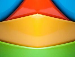 Rainbow bright background with lines and circles photo