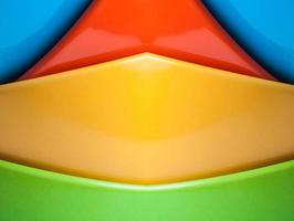 Rainbow bright background with lines and circles photo