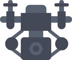 Action Camera Technology  Flat Color Icon Vector icon banner Template