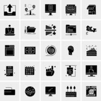 25 Universal Business Icons Vector Creative Icon Illustration to use in web and Mobile Related project