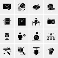 16 Business Universal Icons Vector Creative Icon Illustration to use in web and Mobile Related project