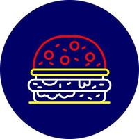 diseño de icono creativo de hamburguesa vector