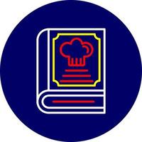 diseño de icono creativo de libro de cocina vector