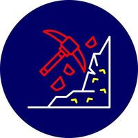 Mining Creative Icon Design vector