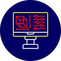 Simulation Creative Icon Design vector