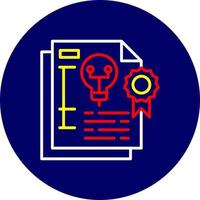 Patent Creative Icon Design vector
