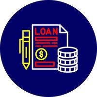 Loan Creative Icon Design vector