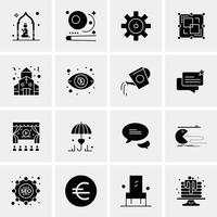 16 Business Universal Icons Vector Creative Icon Illustration to use in web and Mobile Related project