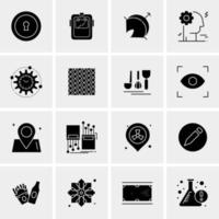 16 Business Universal Icons Vector Creative Icon Illustration to use in web and Mobile Related project