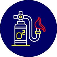 Oxygen Mask Creative Icon Design vector