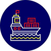 Ship Creative Icon Design vector