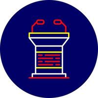 Lectern Creative Icon Design vector
