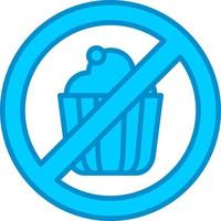 No Sweets Creative Icon Design vector