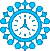 Wall Clock Creative Icon Design vector